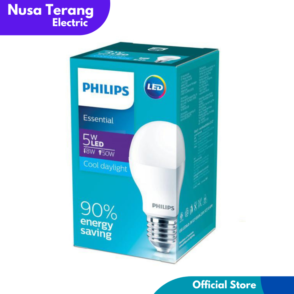 LED Philips Essential 5W - Lampu Led Essential Philips
