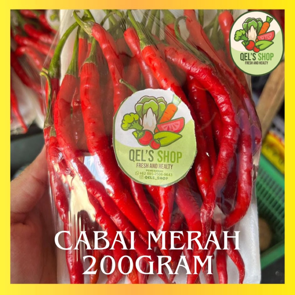 

CABAI MERAH SEGAR 200gr