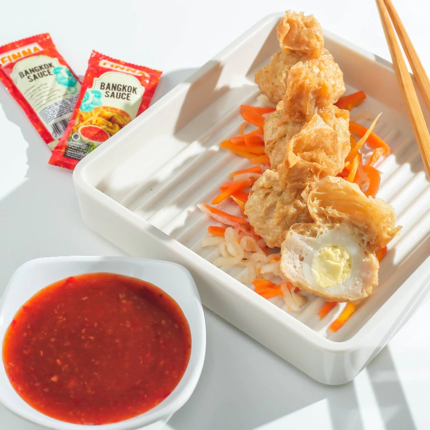 

FINNA SAUS SAMBAL BANGKOK SACHET 9gr / SAOS THAILAND PEDAS MANIS - DISASS JOGJA