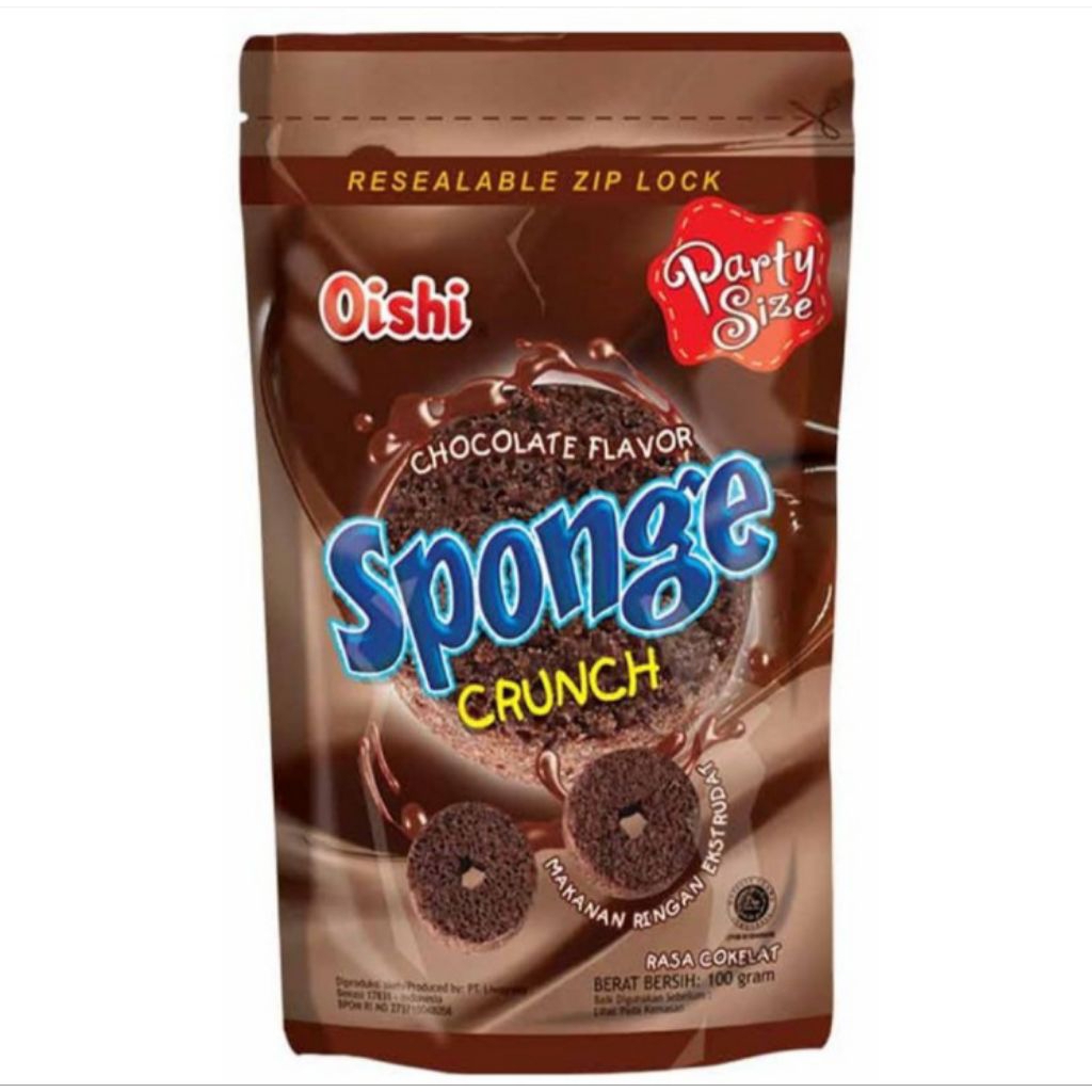 

Oishi Sponge Crunch Cokelat 100 g
