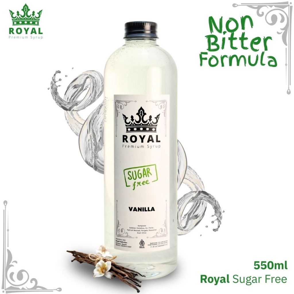 

ROYAL SUGAR FREE Vanilla Keto Syrup / Sirup Vanilla (550ml)