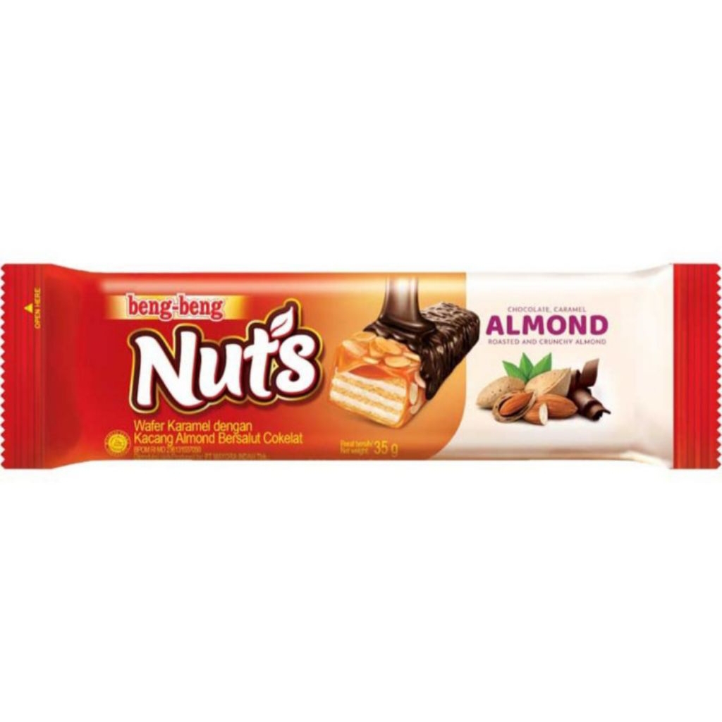 

beng-beng Nuts Wafer Karamel Almond 35 g