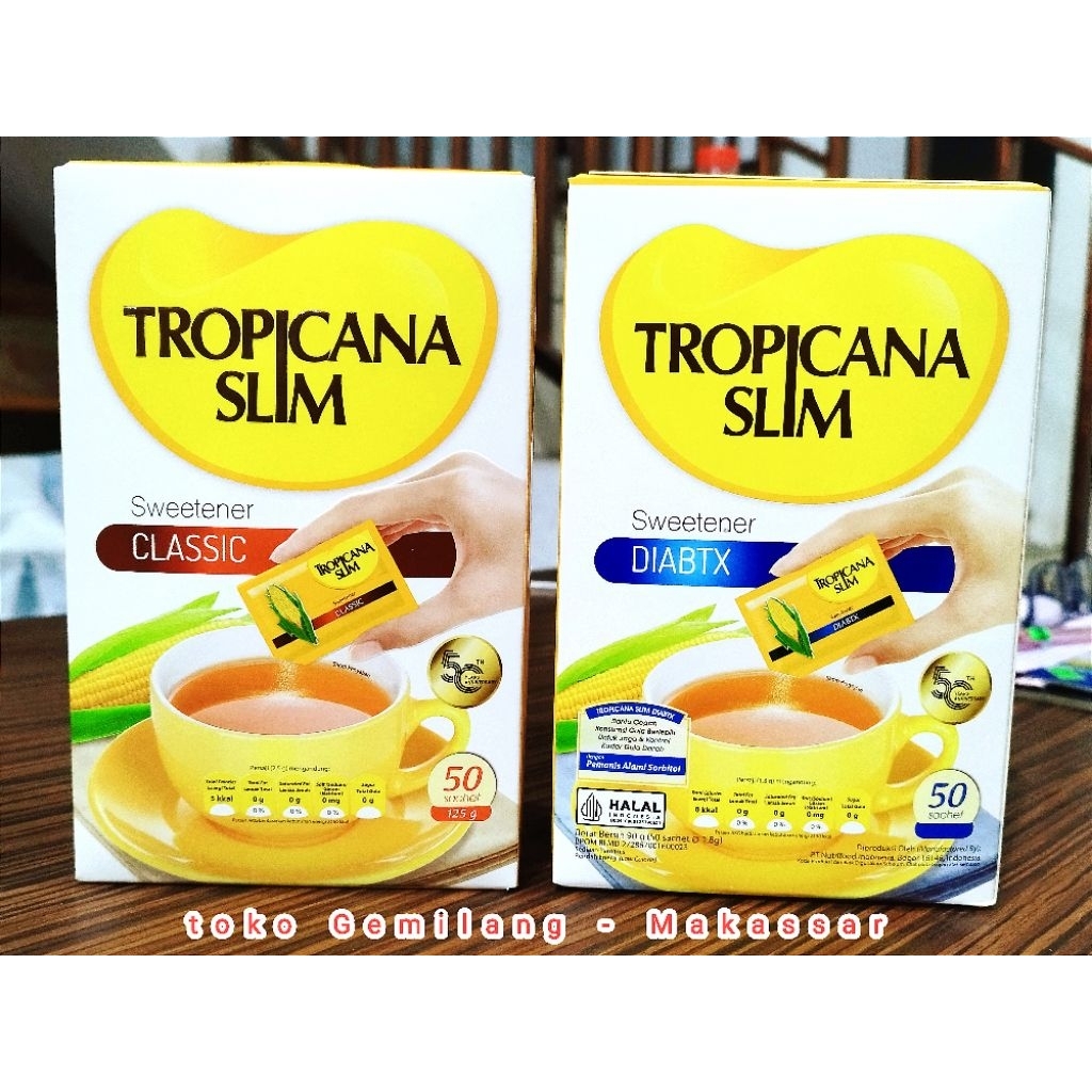

Gula Tropicana Slim Sachet Classic / Diabtx