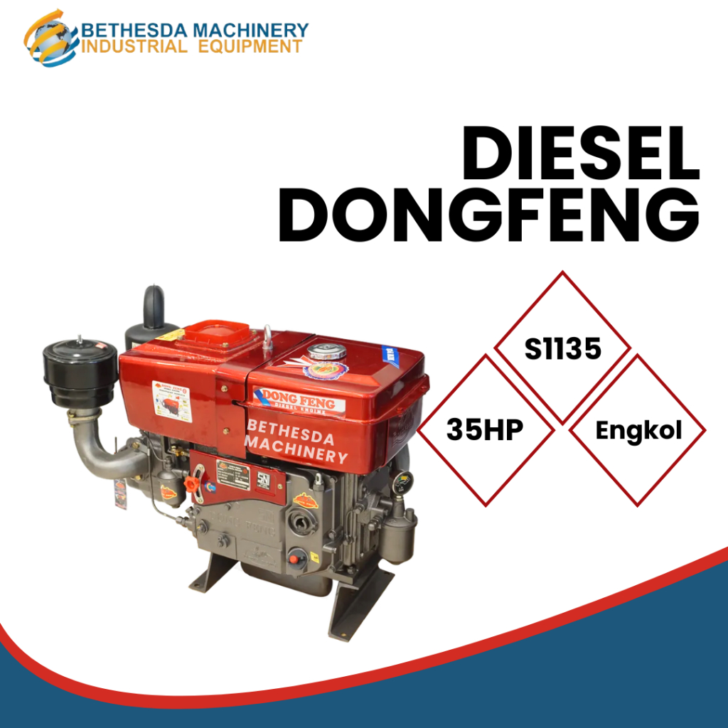 Mesin Diesel DONG FENG 35 HP Diesel Penggerak 35 PK Engkol