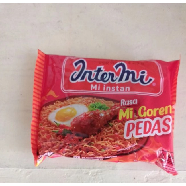 

INTERMIE GORENG PEDAS 60GR isi 5pcs MIE INSTANT MURAH BY INDOFOOD / MI INSTANT