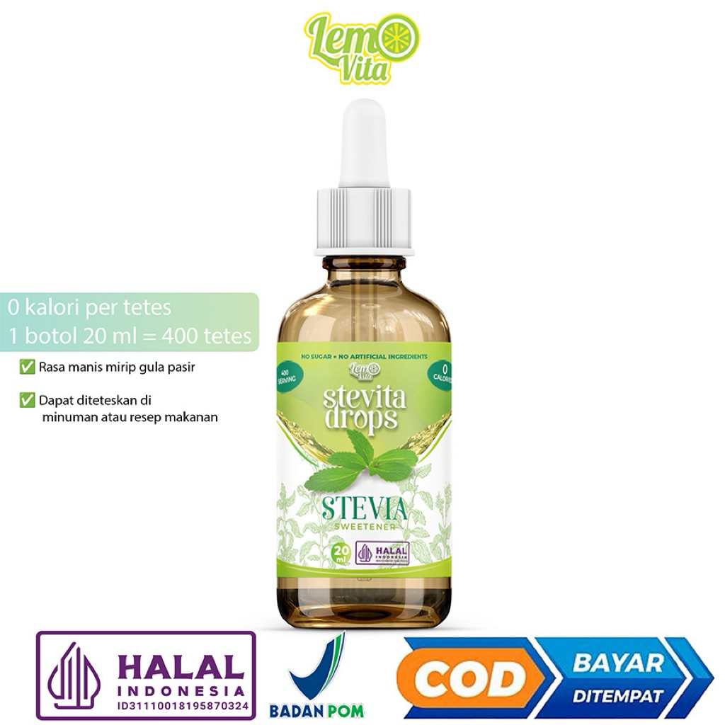 

Stevia Tetes 20ml Liquid Stevia Cair Pemanis Gula Stevia Natural Sweetener