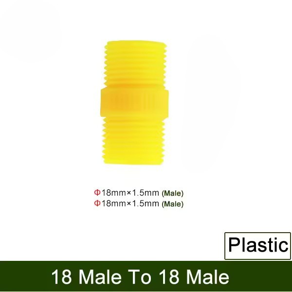 sambungan drat luar 18mm ke 18mm sambungan selang sprayer pertanian