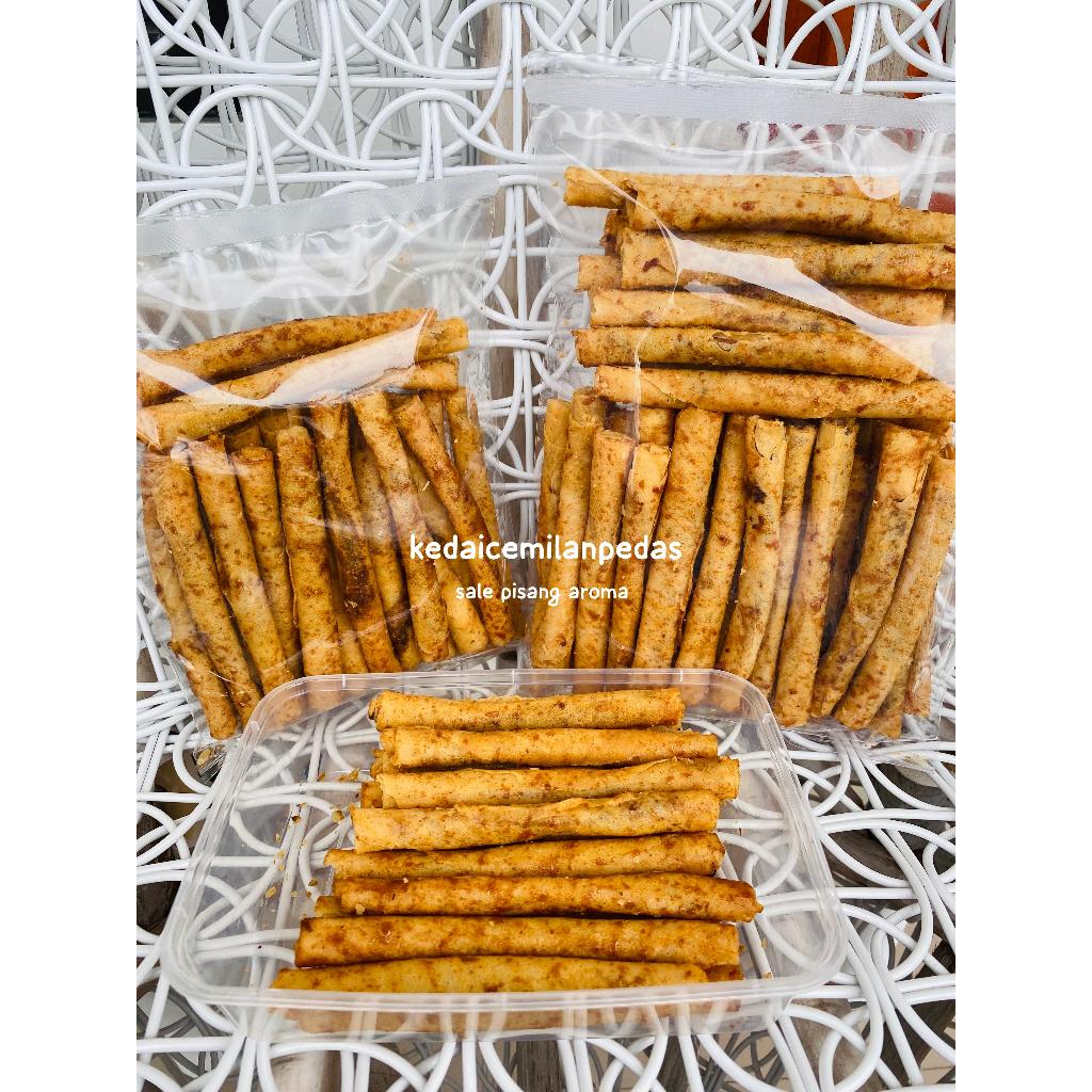 

sale pisang aroma crispy/pisang aroma/sale aroma caramel 150gr/200gr/400gr free packing kardus