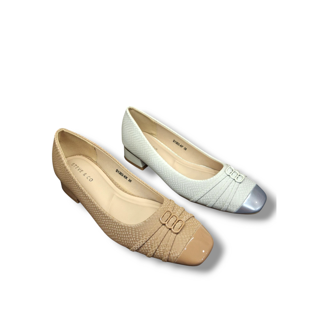 Steve & Co S1303 FS - Sepatu Pantofel wanita hak 3 cm
