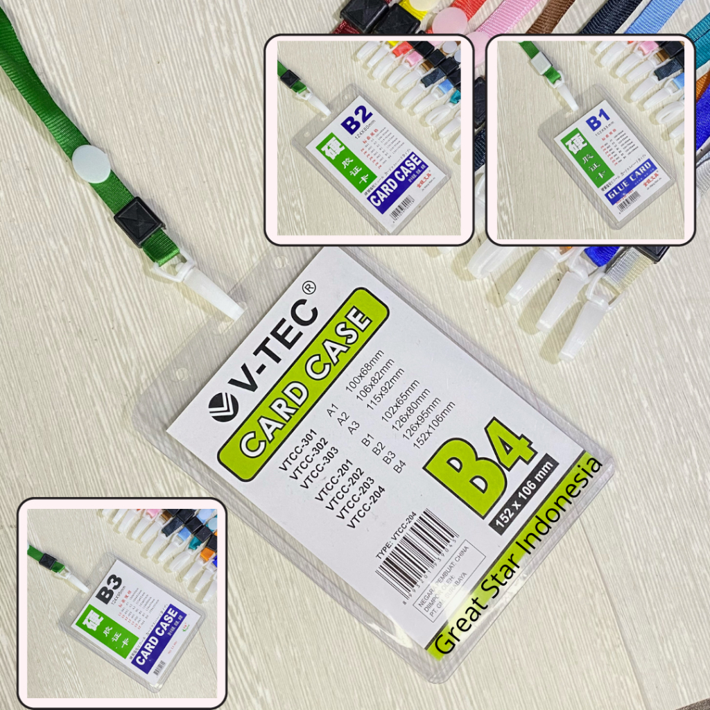 

CARD CASE ID CARD PANITIA + TALI I ID CARD KEW KEW MIKA PLASTIK I PAKET NAME TAG PANITIA TERMURAH