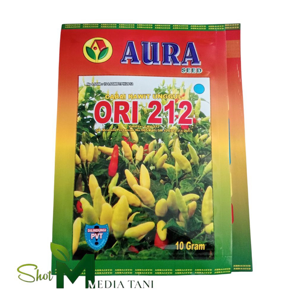 Benih Cabe Ori 212 Kemasan 10gr Original Pabrik