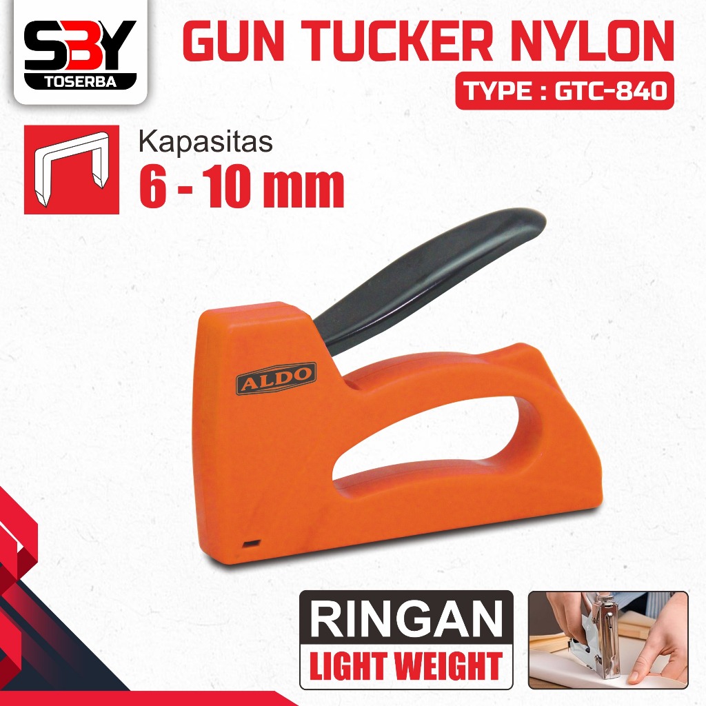 

GUN TUCKER NYLON MERK ALDO TYPE GTC-840 (6-10MM) / STAPLER / ALAT STAPLES