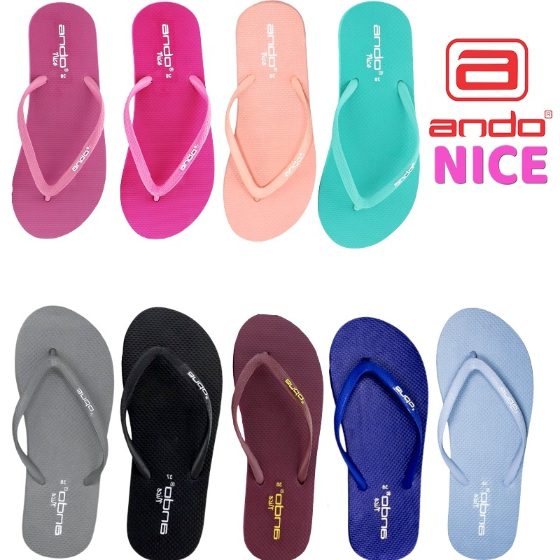 Sandal Jepit Ando Nice Wanita / Sendal Jepit Cewek Perempuan Ando Original / Sandal Jepit Karet / Sa