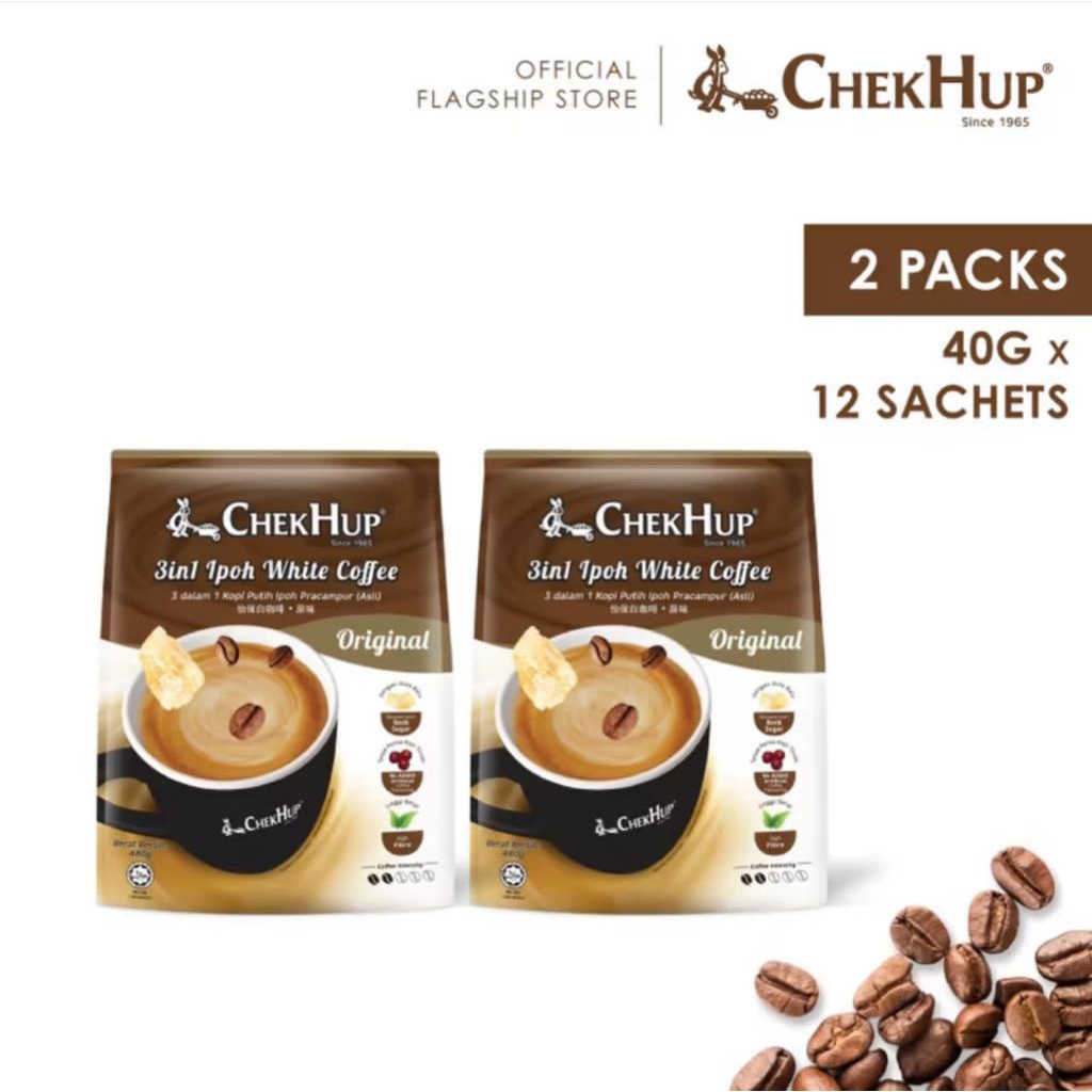 

CHEK HUP 3IN1 IPOH WHITE COFFEE ORIGINAL SACHET