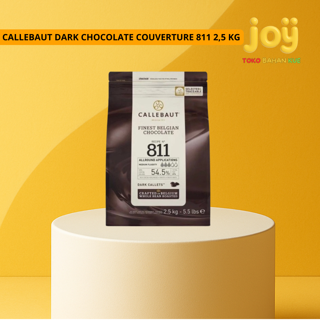 

CALLEBAUT 811 CHOCOLATE COUVERTURE 54,5% 2,5 KG