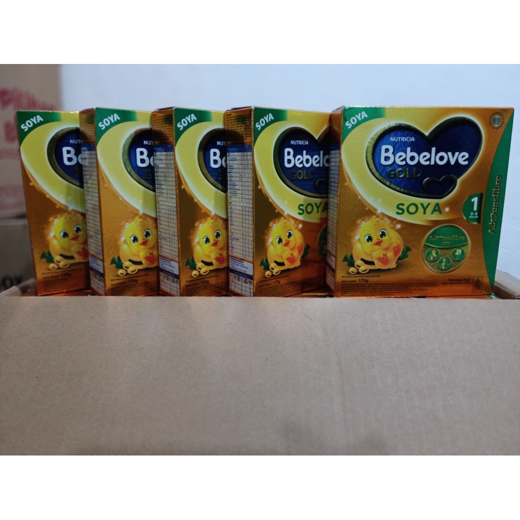 

susu bebelove gold 1 usia 0-6 bulan 170 di gr susu kedelai untuk alergi susu sapi dan diare