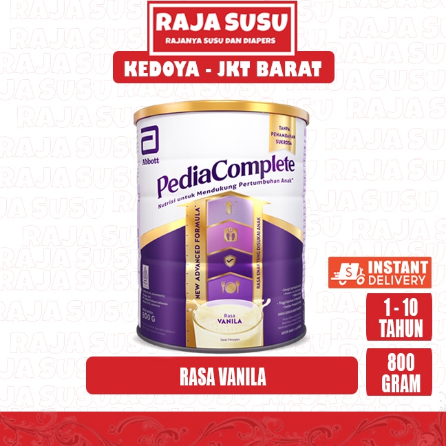 PEDIASURE COMPLETE VANILA 800 GR - RAJA SUSU