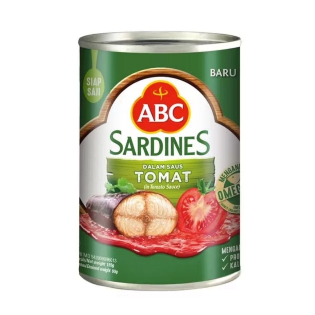 

PROMO ABC SARDINES Saus TOMAT 155G