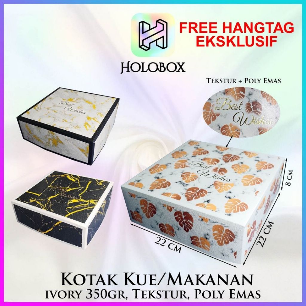 

Kotak Kue Box Cake Lunch Ivory Packaging Dus Makanan B77