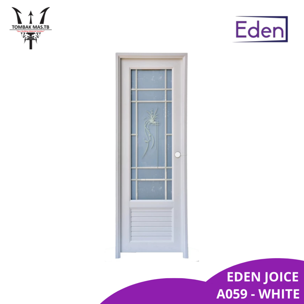 PINTU UPVC EDEN JOICE A059 - PUTIH