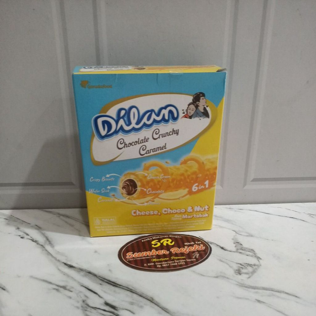 

DILAN COKLAT CRUNCHY CARAMEL (KEJU) BERAT 276 GRAM