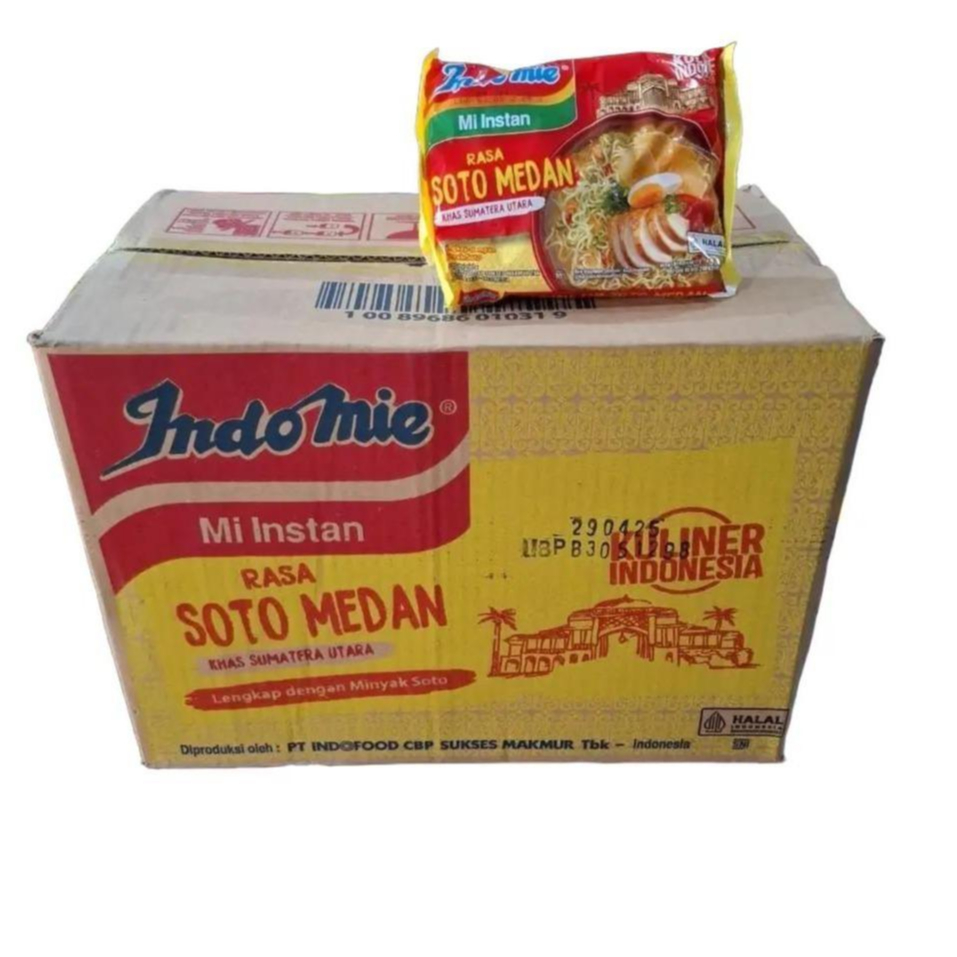 Indomie Mie Instan Kuah Rasa Soto Medan isi 1 dus 40 bks Khas Sumatera Utara