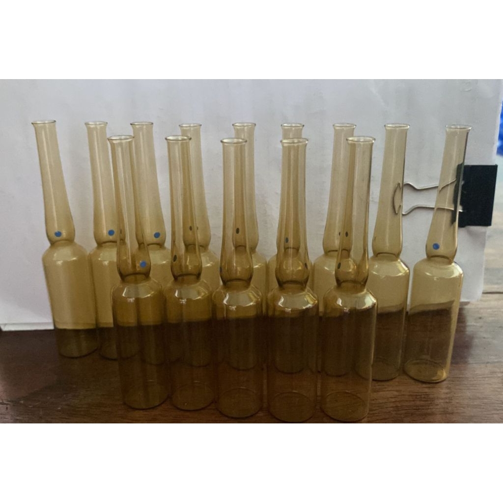 Ampul Kaca Kosong Coklat / Bening 5ml _ Botol Ampul Kosong 5cc