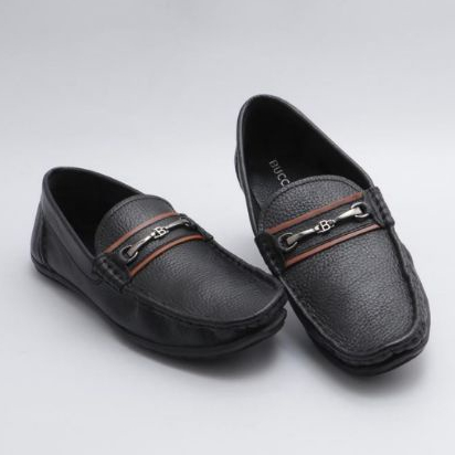Sepatu Moccasin Pria Kulit Bc - M1020