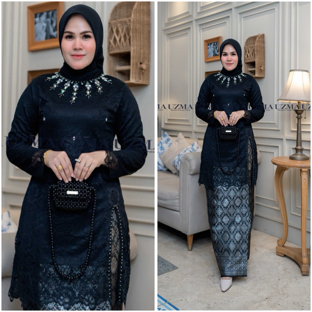(Realpict) Azuma Kebaya Payet Rok Songket Lilit Kebaya Brokat Kebaya Payet Modern Kebaya Jumbo