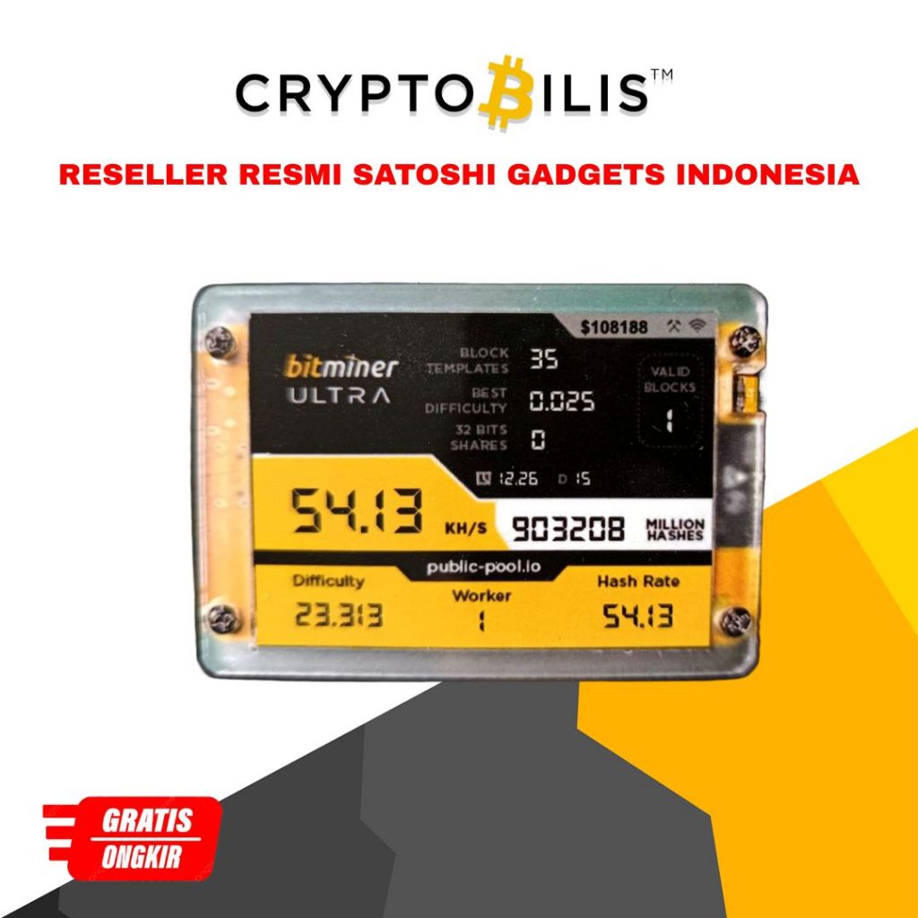 BitMiner Ultra - CryptoBilis Indonesia (Solo Bitcoin Miner & Bitcoin Tracker)