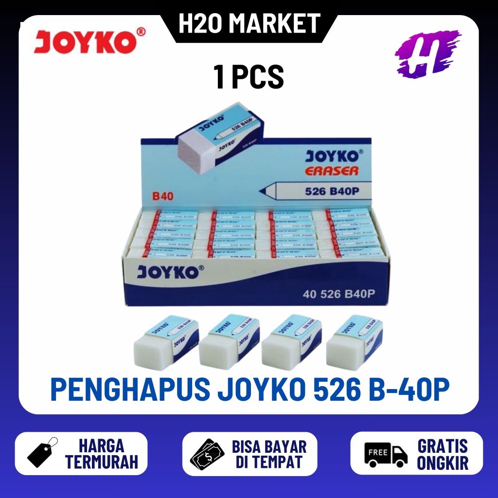 

❤️H2O❤️Penghapus JOYKO 526-B40 P (1 Pc) / Eraser JOYKO 526-B40P