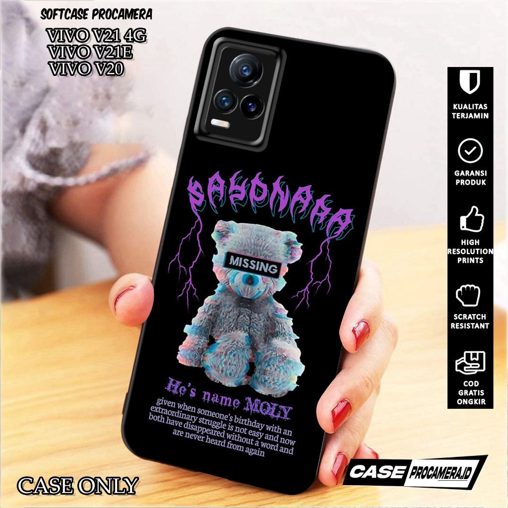 Case VIVO V21 4G / V21E / V20 - Casing VIVO V21 4G / V21E / V20 [ BNKA ] Silikon VIVO V21 4G /V21E /