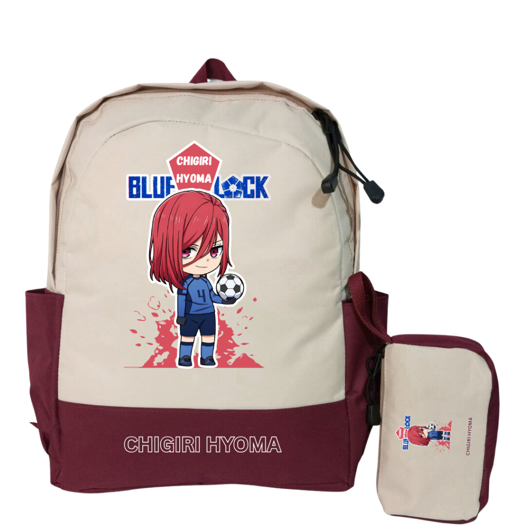 Tas Anak BLUE LOCK CHIGIRI HYOMA | Laki Laki Perempuan | SD-TK | BLUE LOCK CHIGIRI HYOMA | SHEKU