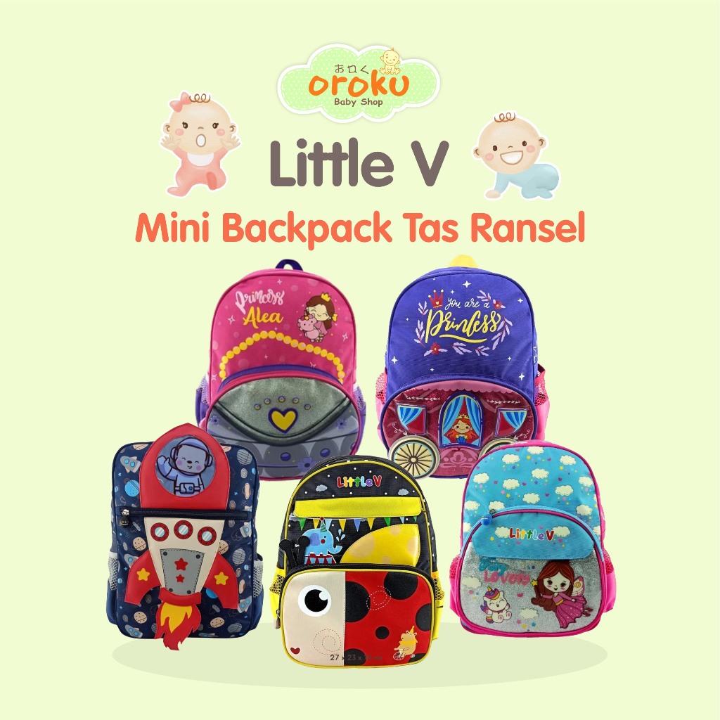 LITTLE V MINI BACKPACK TAS RANSEL / TAS RANSEL ANAK