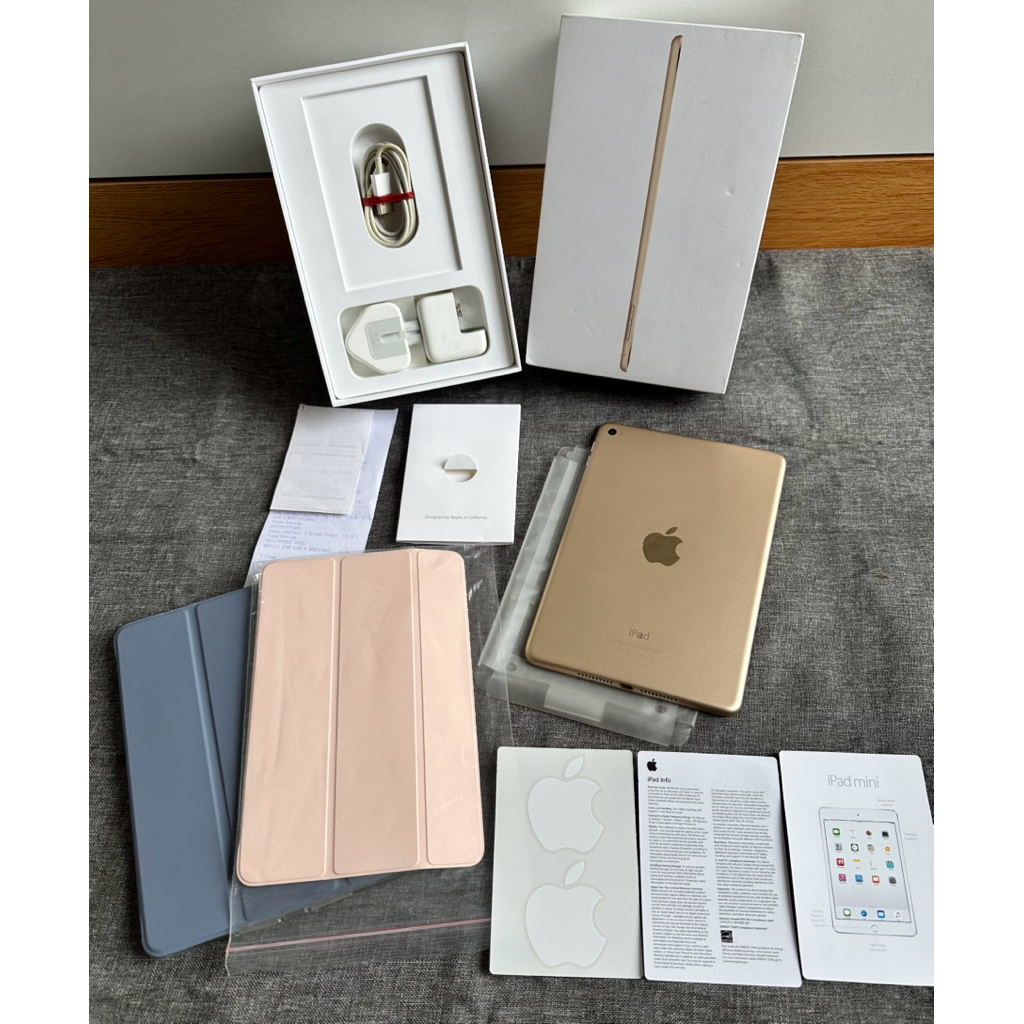 ipad Mini 4 128GB Fullset Original Super Like New Normal No Minus