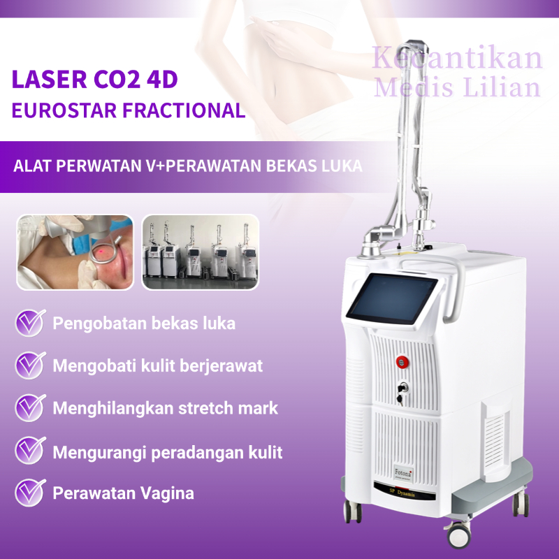 GARANSI Laser CO2 fractional Alat Penghilang stretch mark laser Bopeng Bekas Jerawat alat laser peng