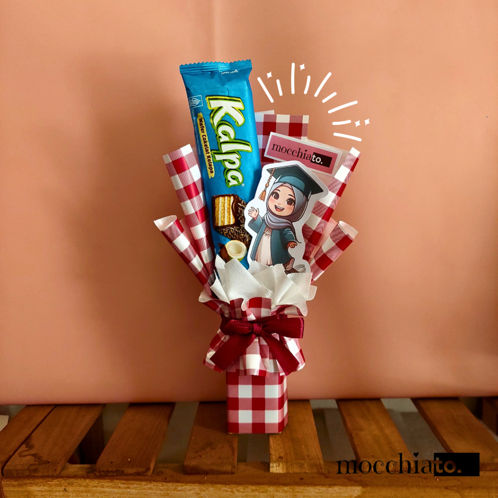 

Buket Mini Coklat Beruang Bouquet Snack Valentine Anniversary Wisuda Sempro Ulang Tahun Kado Beng Beng by Mocchiato