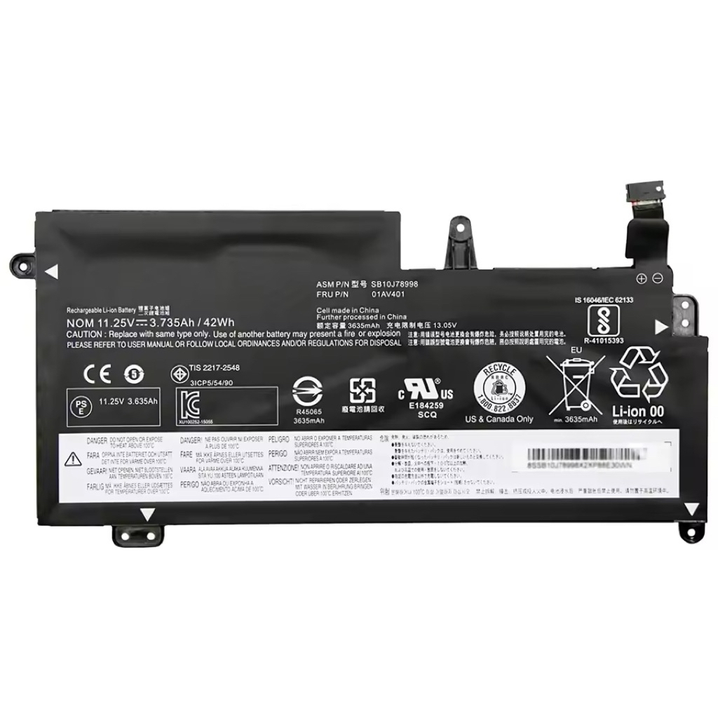 BATERAI Laptop THINKPAD 13 S2 01AV400 01AV400 01AV437 SB10K97594