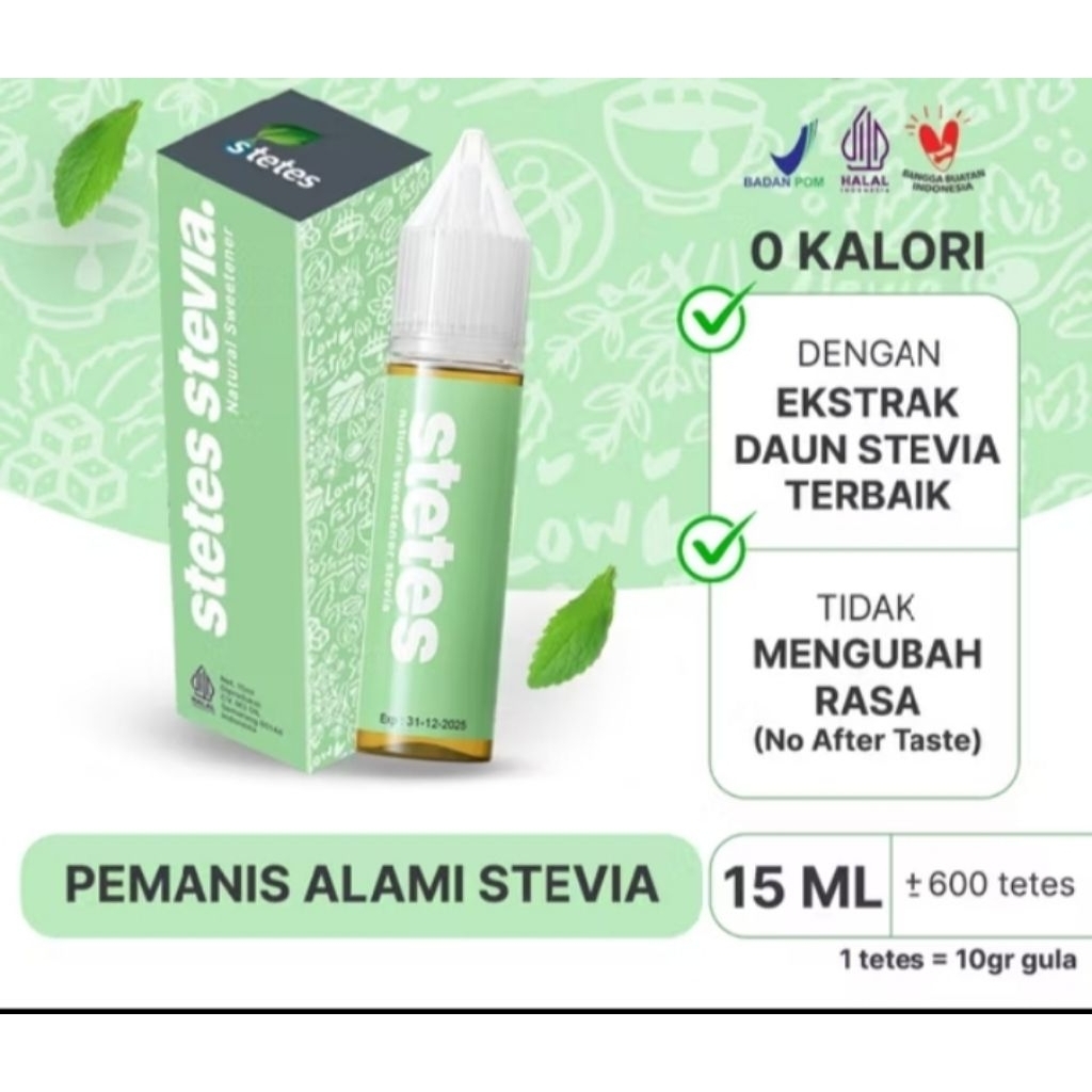 

Stetes natural sweetener stevia