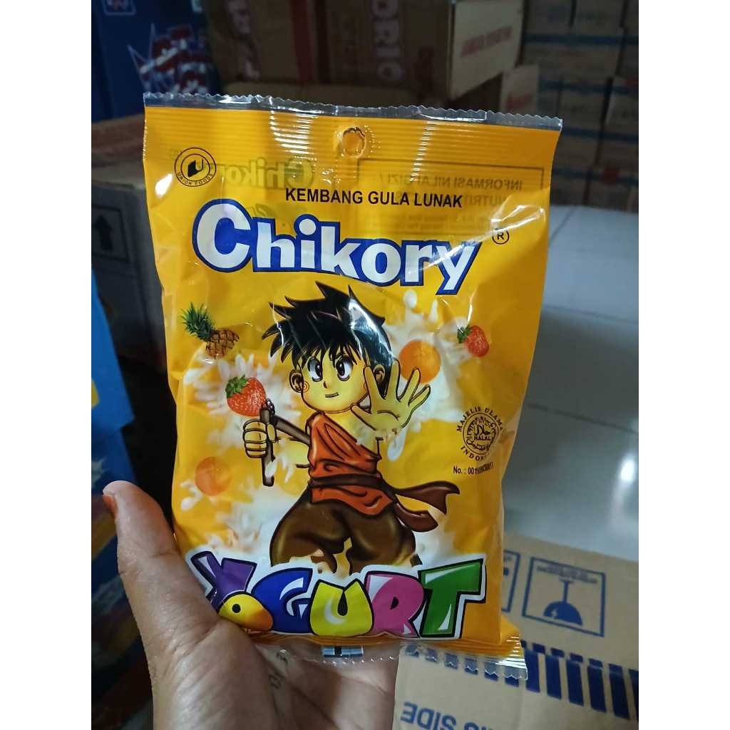 

Permen lunak Chikory yogurt Dus isi 30 bungkus @40 butir