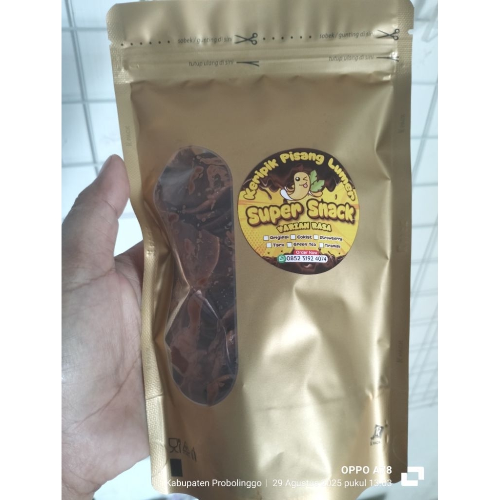

Kripik Pisang Cokelat Lumer