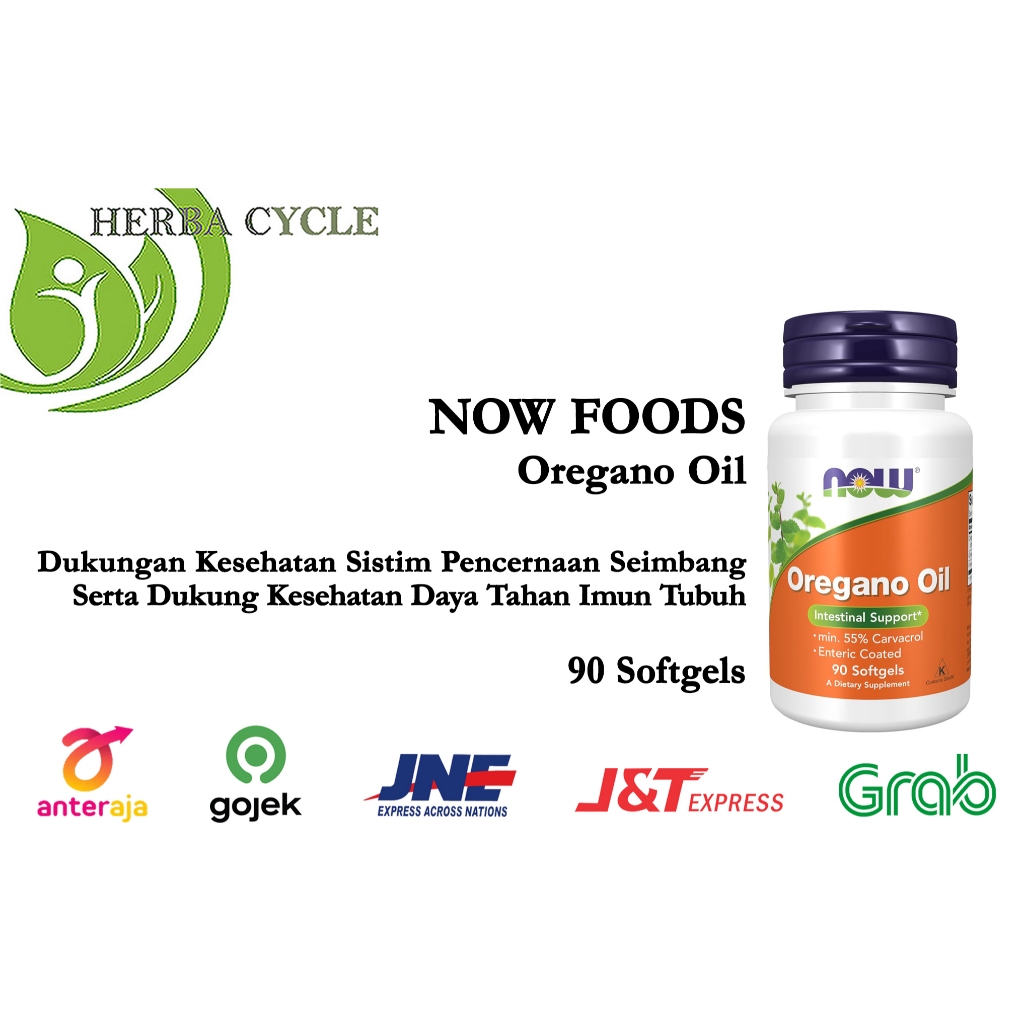 Now Foods Oregano Oil 90 Softgels Now Oregano oil membantu pencernaan