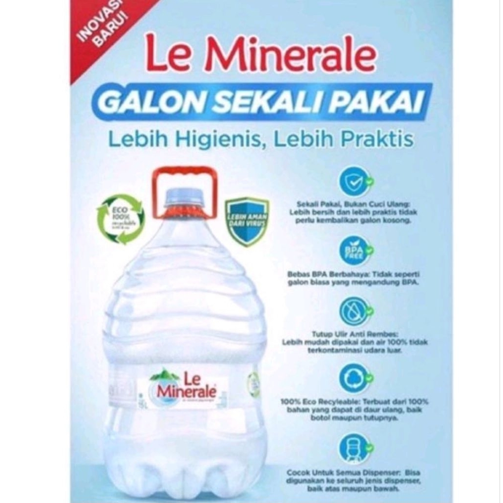 Galon Le Minerale 5 Liter