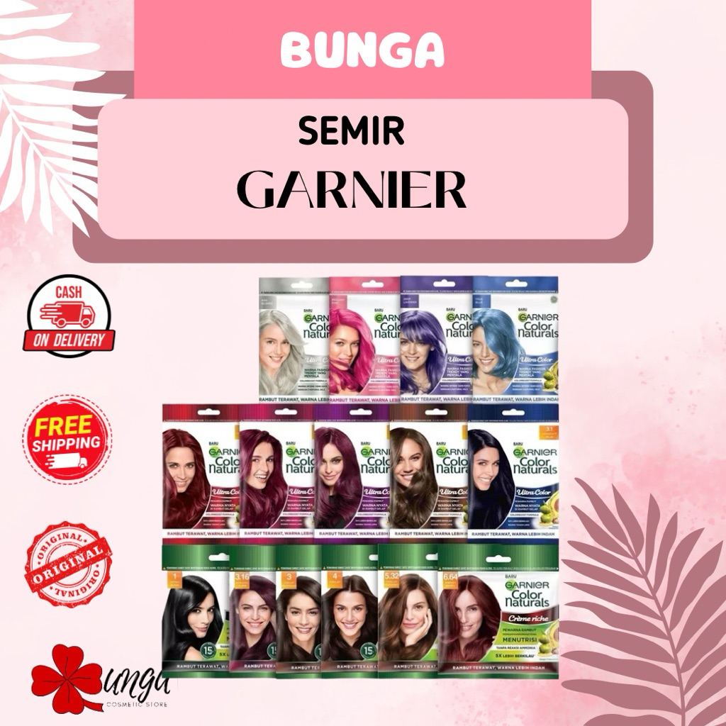 BUNGA - Semir Garnier / Garnier Semir / Pewarna Rambut garnier / Garnier Pewarna Rambut