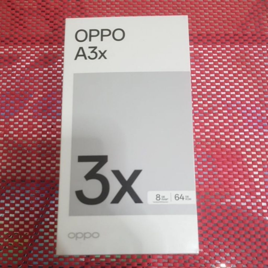 OPPO A3x 4GB(+4GB)/64GB [45W SUPERVOOC, Qualcomm® Snapdragon® 6s 4G Gen1, 1000nit Ultra Brightness