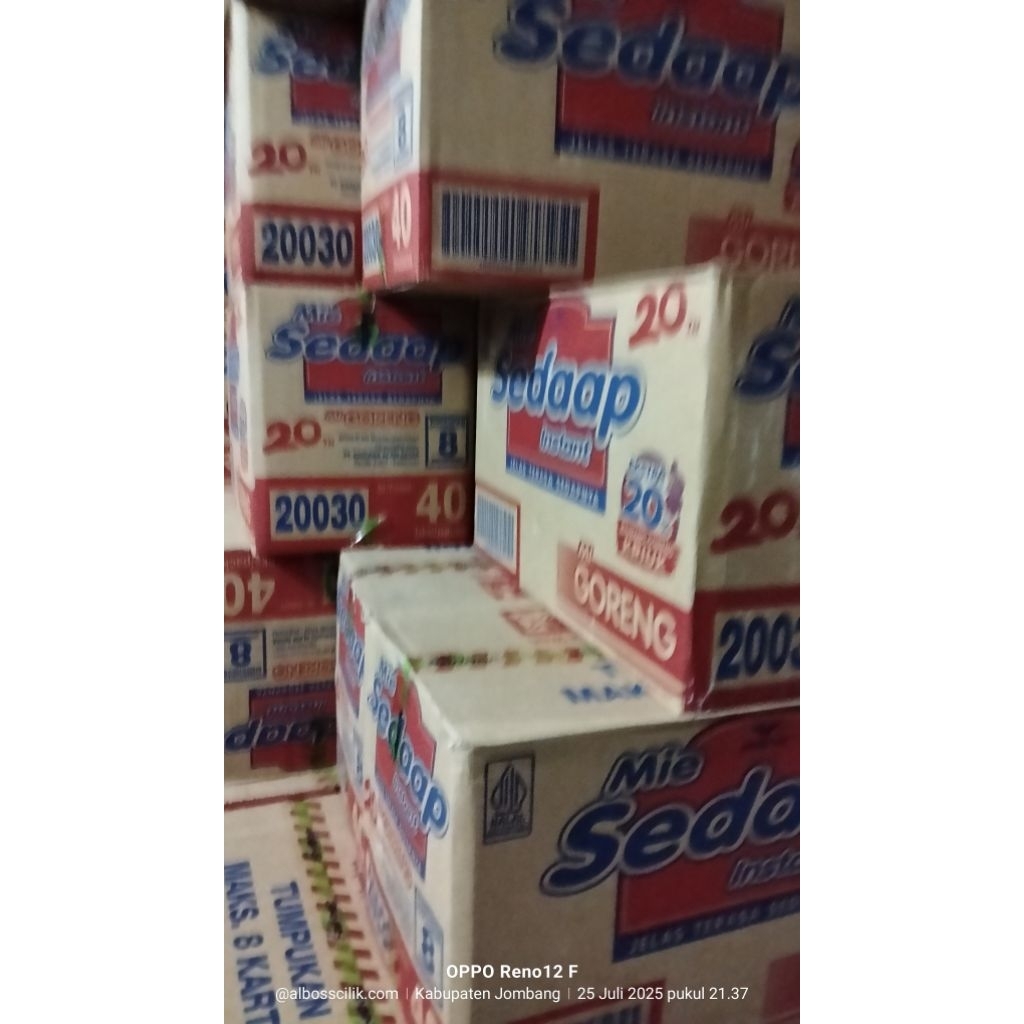 

mie sedap goreng instan(dus isi 40)