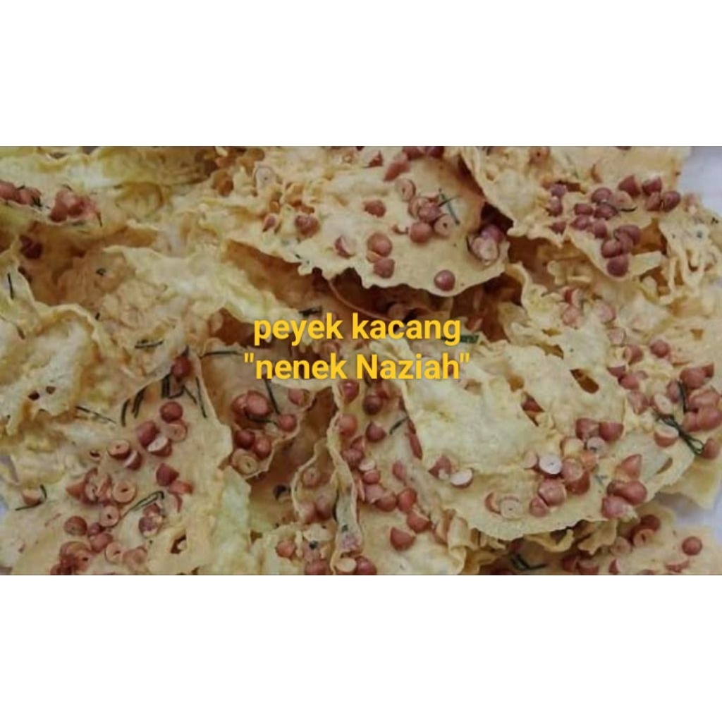 

peyek kacang gurih, renyah, nikmat