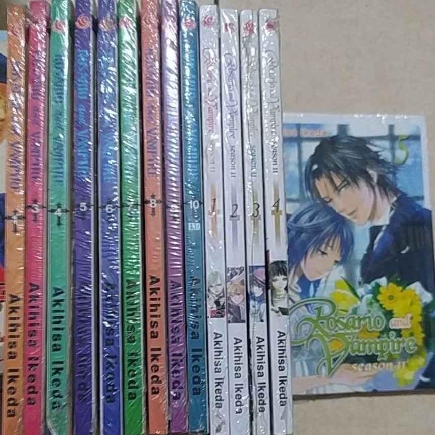 komik set rosario and vampire