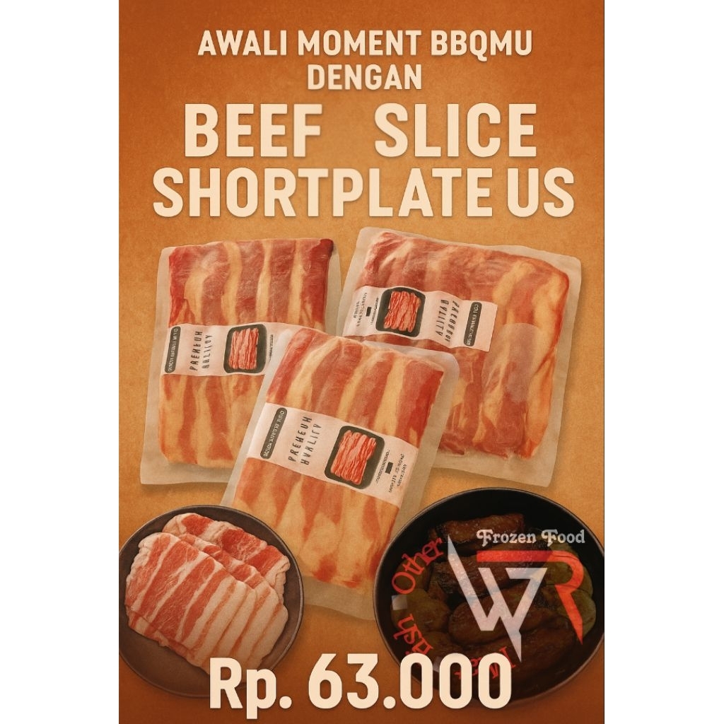 

Daging Slice Shortplate Us By. WR FROZEN FOOD
