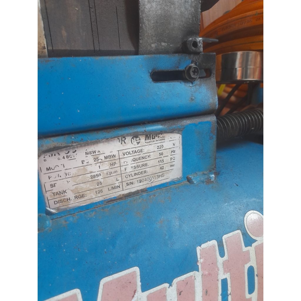 kompresor  1 HP 25 liter